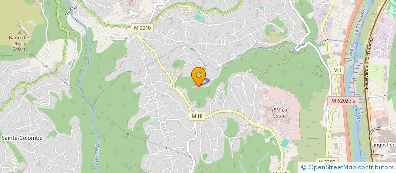 localisation de l'entreprise MADAME EVA CIARAVINO  LA GAUDE