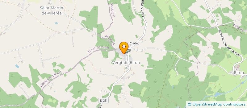 localisation de l'entreprise MADAME EVA CLOITRE  VERGT-DE-BIRON