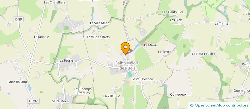 localisation de l'entreprise MADAME EVA CMAROVA  SAINT-MELOIR-DES-BOIS