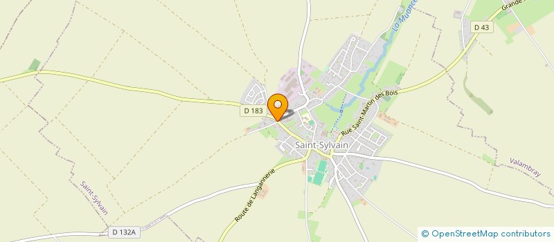 localisation de l'entreprise MADAME EVA COLOMBEL  SAINT-SYLVAIN