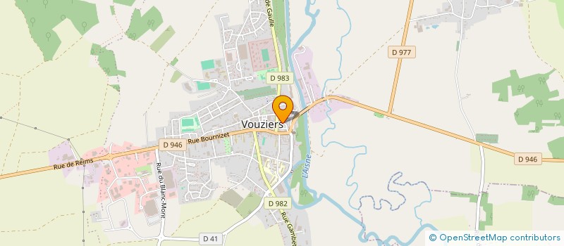 localisation de l'entreprise MADAME EVA COMPAIN à VOUZIERS