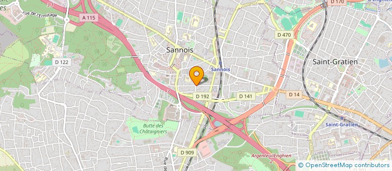 localisation de l'entreprise MADAME EVA CONDET  SANNOIS