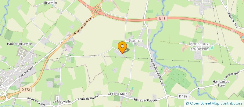 localisation de l'entreprise MADAME EVA COUESPEL  GUERON