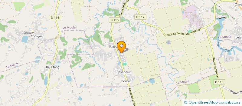 localisation de l'entreprise MADAME EVA COUPAN à LE MOULE