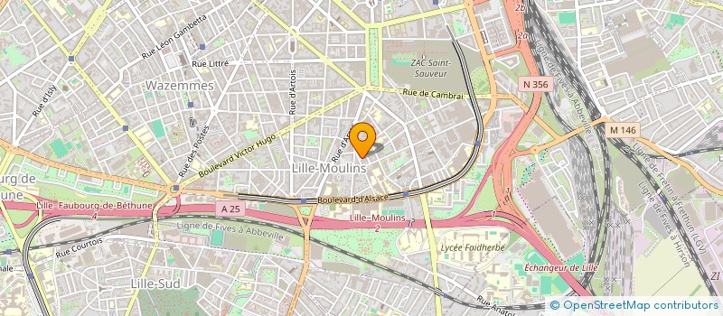 localisation de l'entreprise MADAME EVA CREQUIS  LILLE