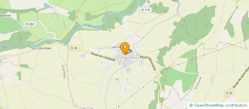 localisation de l'entreprise MADAME EVA DAEMEN  FOURILLES