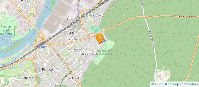 localisation de l'entreprise MADAME EVA DE SOUSA PEREIRA  POISSY