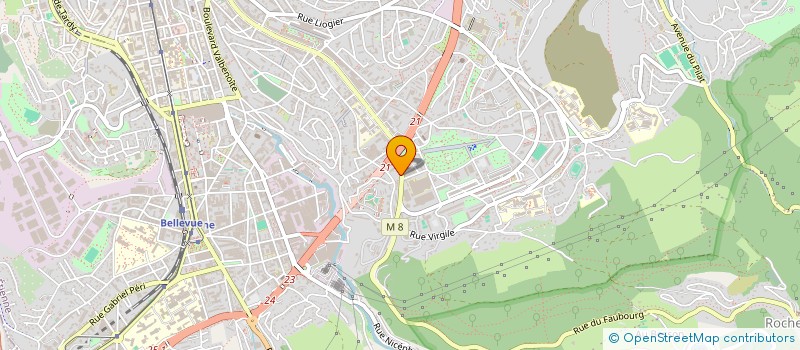 localisation de l'entreprise MADAME EVA DEFARGES à SAINT-ETIENNE