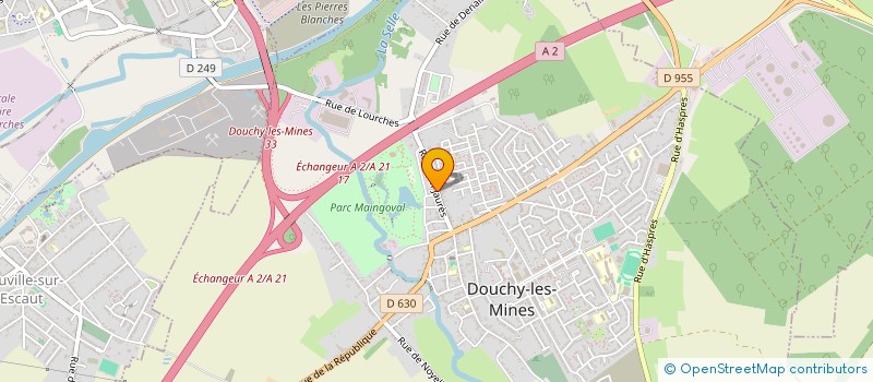 localisation de l'entreprise MADAME EVA DELANNAY à DOUCHY-LES-MINES