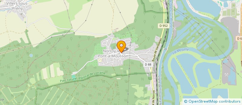 localisation de l'entreprise MADAME EVA DELLE MONACHE  NORROY-LES-PONT-A-MOUSSON