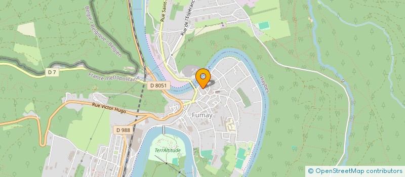 localisation de l'entreprise MADAME EVA DENOLF  FUMAY