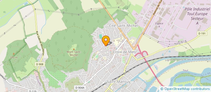 localisation de l'entreprise MADAME EVA DEPESME  TOUL