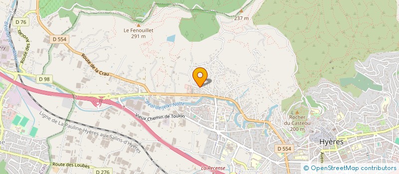 localisation de l'entreprise MADAME EVA DERRO  HYERES