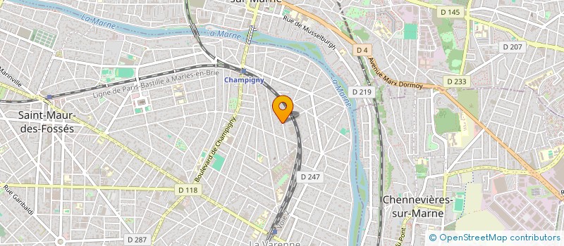 localisation de l'entreprise MADAME EVA DESGUE à SAINT-MAUR-DES-FOSSES