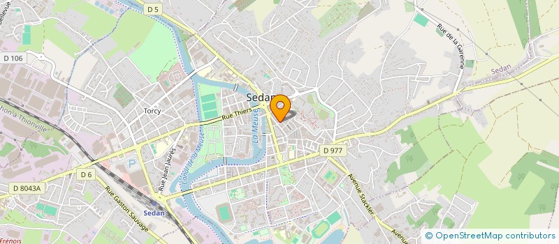 localisation de l'entreprise MADAME EVA DEVIE  SEDAN