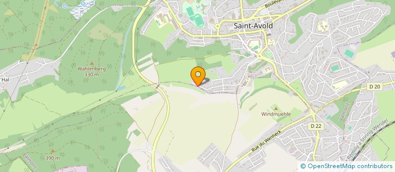 localisation de l'entreprise MADAME EVA DI SIMONE  SAINT-AVOLD