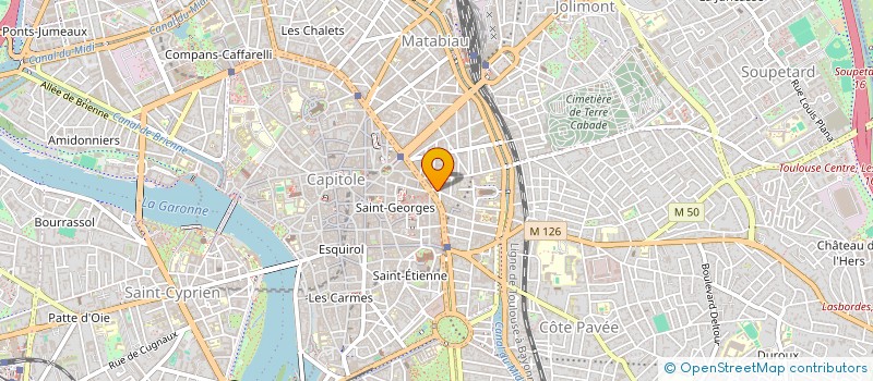 localisation de l'entreprise MADAME EVA DIAZ  TOULOUSE