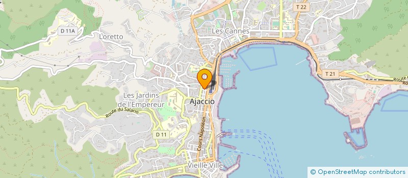 localisation de l'entreprise MADAME EVA DIESEL  AJACCIO