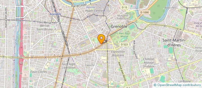 localisation de l'entreprise MADAME EVA DITACCHIO à GRENOBLE