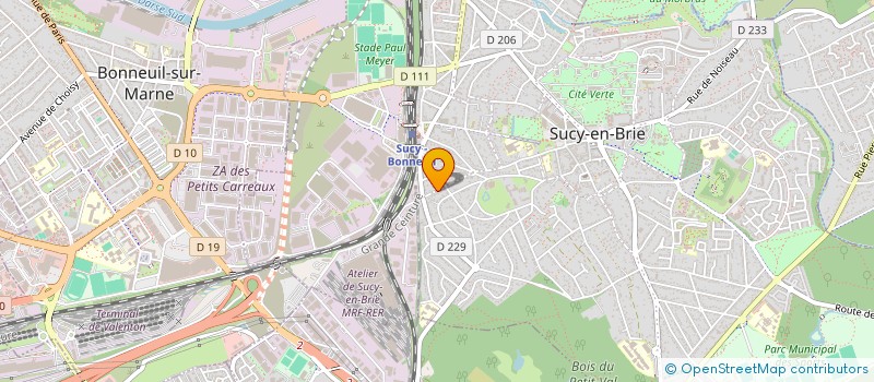 localisation de l'entreprise MADAME EVA DODERO  SUCY-EN-BRIE