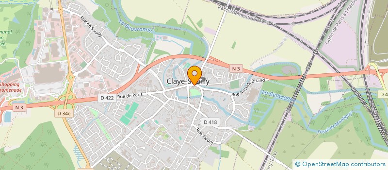 localisation de l'entreprise MADAME EVA DONY  CLAYE-SOUILLY