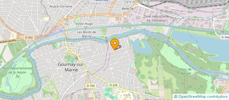 localisation de l'entreprise MADAME EVA DOS SANTOS MALHADO  CHAMPS-SUR-MARNE