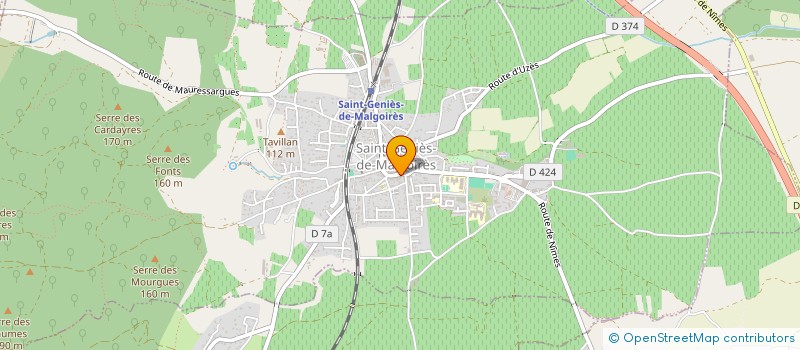 localisation de l'entreprise MADAME EVA DREUX  SAINT-GENIES-DE-MALGOIRES