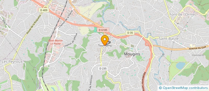 localisation de l'entreprise MADAME EVA DUCHESNE à MOUGINS