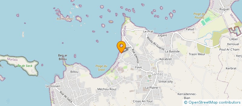 localisation de l'entreprise MADAME EVA EDER WIDMANN  SANTEC