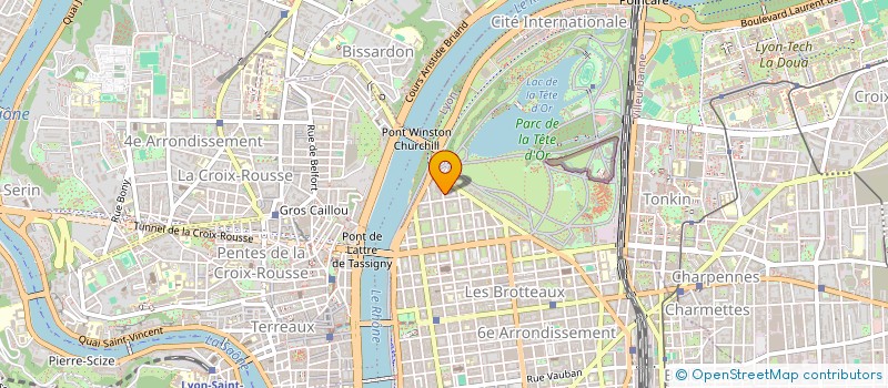 localisation de l'entreprise MADAME EVA EGEA  LYON