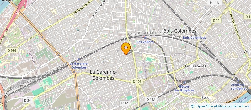 localisation de l'entreprise MADAME EVA EPHRATI à LA GARENNE-COLOMBES