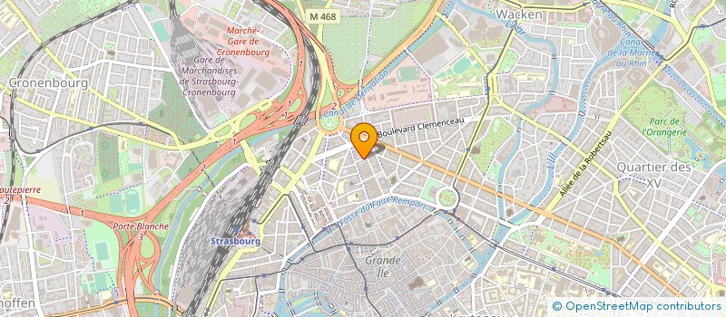 localisation de l'entreprise MADAME EVA EVSEN à STRASBOURG