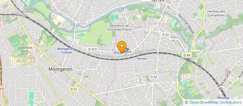 localisation de l'entreprise MADAME EVA EWATE MATSHY  YERRES