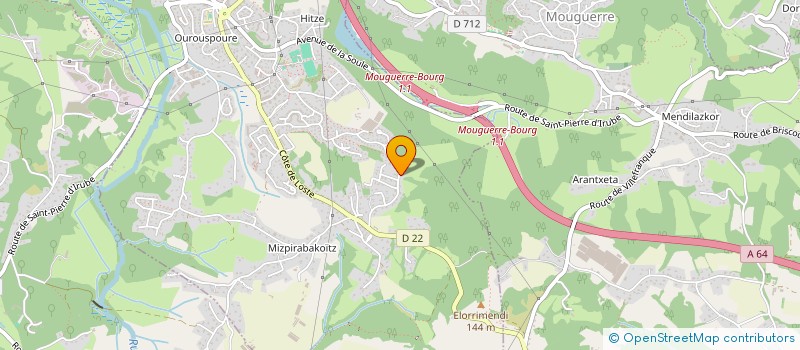 localisation de l'entreprise MADAME EVA FERCHICHE  SAINT-PIERRE-D'IRUBE