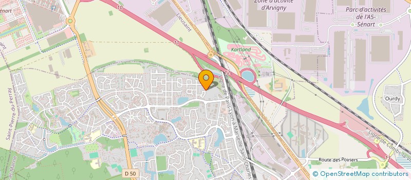 localisation de l'entreprise MADAME EVA FERNANDES-BORDA DE AGUA  SAVIGNY-LE-TEMPLE