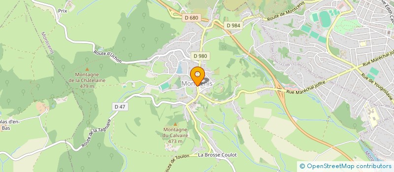 localisation de l'entreprise MADAME EVA FETIA GIRARDIN  MONTCENIS