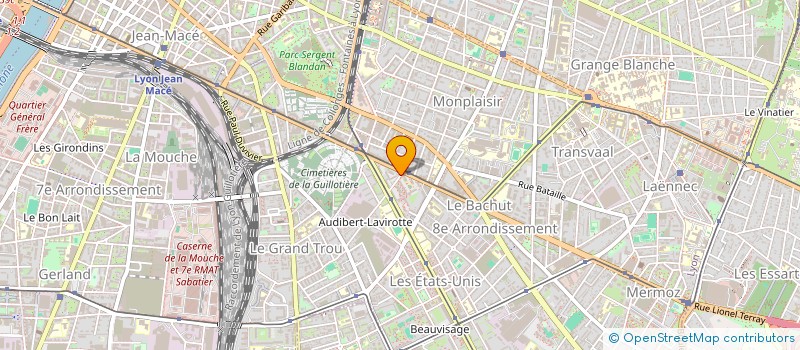 localisation de l'entreprise MADAME EVA FILIOL  LYON