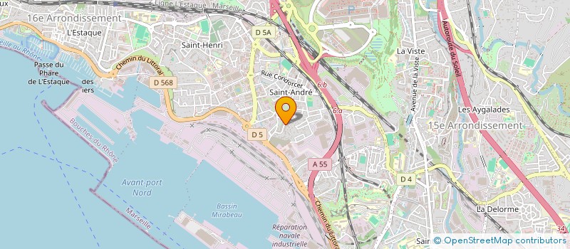 localisation de l'entreprise MADAME EVA FIORI à MARSEILLE