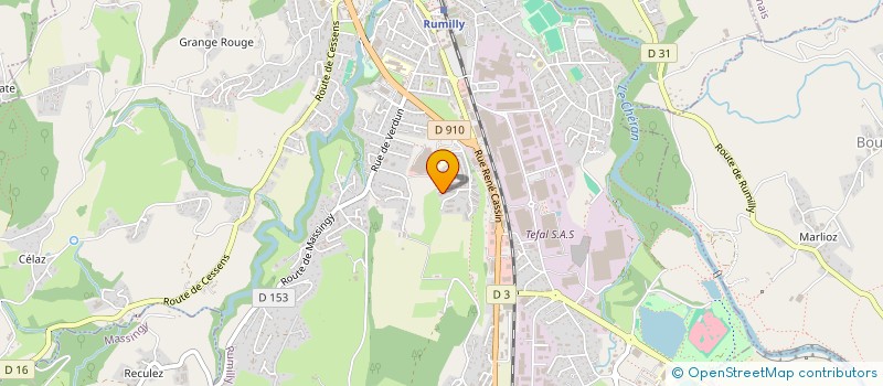 localisation de l'entreprise MADAME EVA FONTAINE  RUMILLY