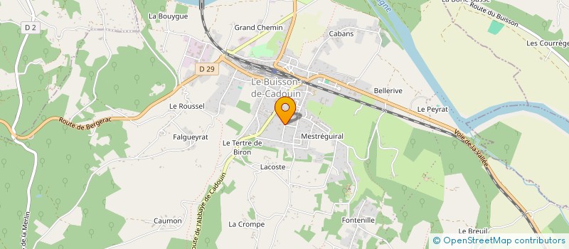 localisation de l'entreprise MADAME EVA FONTBONNE  MARNAC