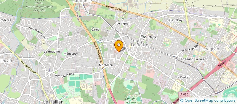 localisation de l'entreprise MADAME EVA FONTENAU  EYSINES