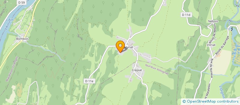 localisation de l'entreprise MADAME EVA FORMET à SONTHONNAX-LA-MONTAGNE