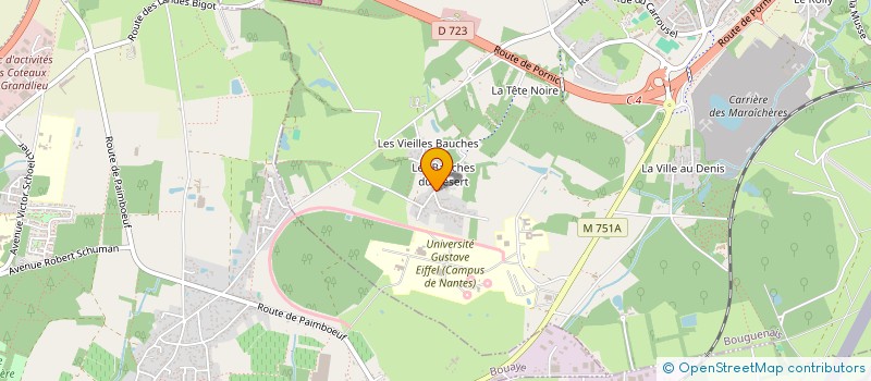 localisation de l'entreprise MADAME EVA FOUILLADE à BOUGUENAIS