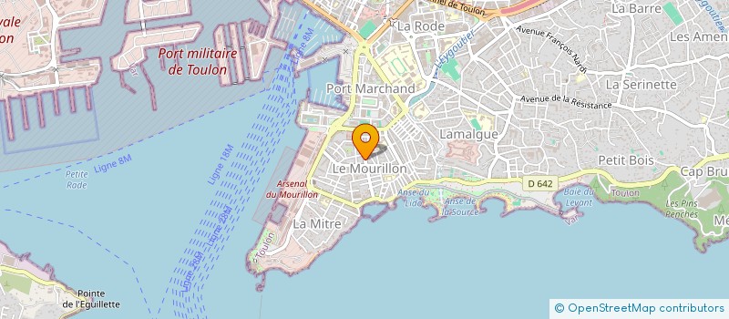 localisation de l'entreprise MADAME EVA FUMOLEAU  TOULON