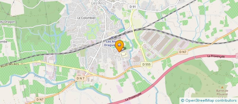 localisation de l'entreprise MADAME EVA GALFO à LES ARCS