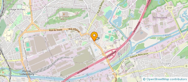 localisation de l'entreprise MADAME EVA GALLECIER  SOCHAUX