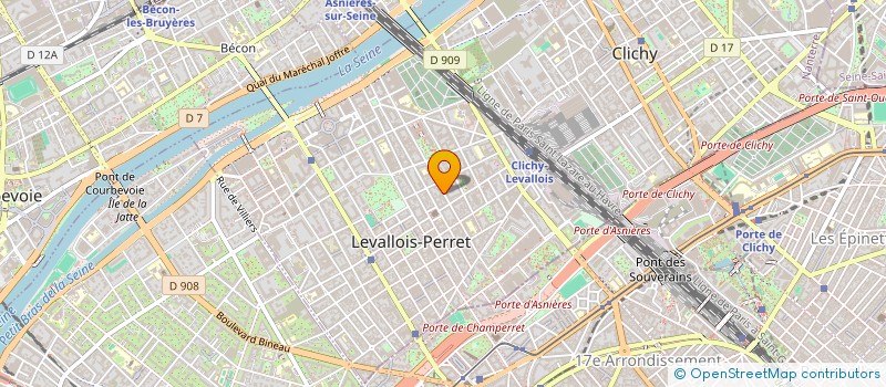 localisation de l'entreprise MADAME EVA GALLOIS à LEVALLOIS-PERRET