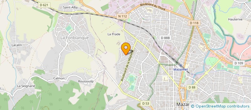 localisation de l'entreprise MADAME EVA GALTIER à MAZAMET