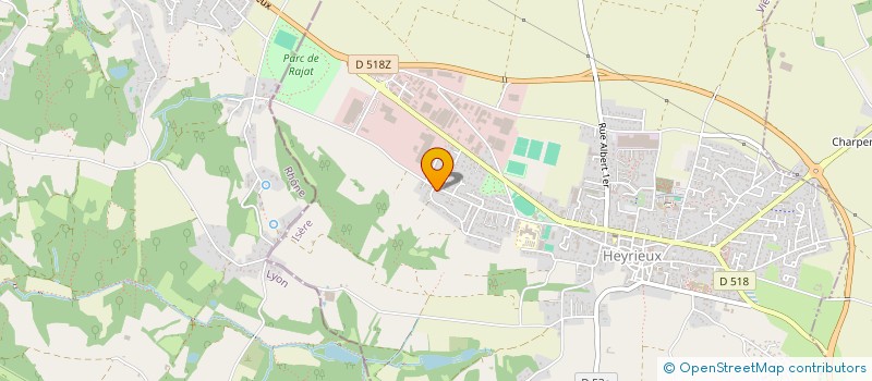 localisation de l'entreprise MADAME EVA GALVES  HEYRIEUX