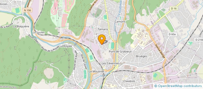 localisation de l'entreprise MADAME EVA GALVEZ à ALES